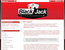 Tablet Screenshot of blackjackair.com